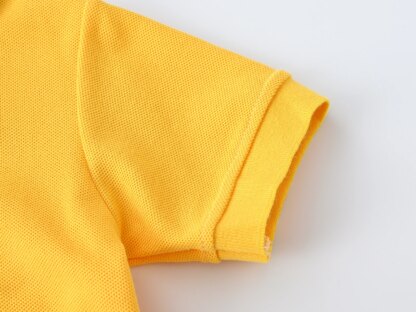 Boys Casual Classic Design Slightly Stretch  POLO, Kids Clothes For Spring Summer Indoor Outdoor - Image 4
