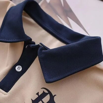 Summer Kids Boys Clothes Sets School Short Sleeve Polo T-Shirt + Short Pants 2PCS Sport Kids Clothing Children Outfits 3-12 Year - Image 4