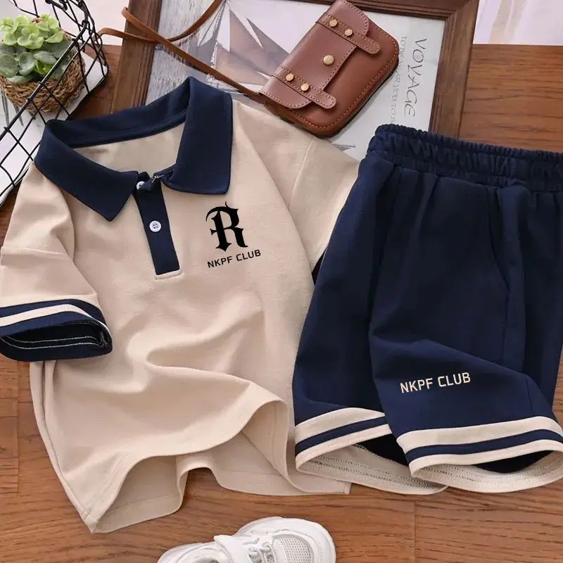 Summer Kids Boys Clothes Sets School Short Sleeve Polo T-Shirt + Short Pants 2PCS Sport Kids Clothing Children Outfits 3-12 Year Summer Kids Boys Clothes Sets School Short Sleeve Polo T-Shirt + Short Pants 2PCS Sport Kids Clothing Children Outfits 3-12 Year