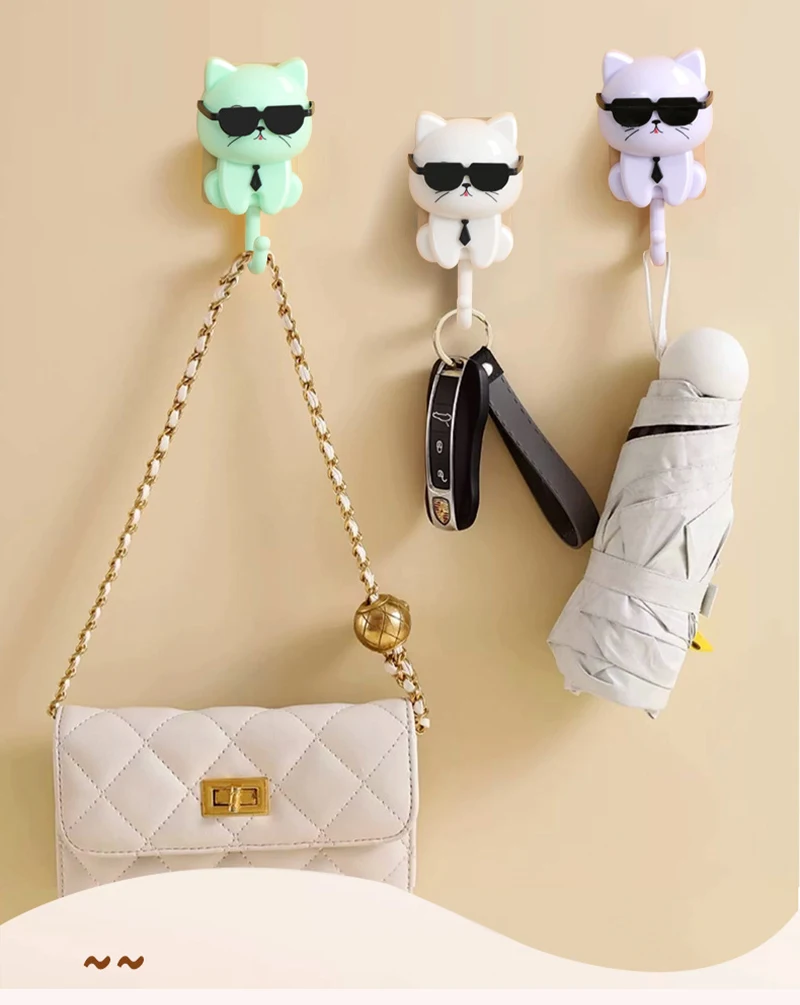4pcs Kitten Hooks Cartoon Cats Wall Hook Wall Hanging Hanger Rack Key Holder Home Storage Utility Wall Decoration for Clothe Hat 4pcs Kitten Hooks Cartoon Cats Wall Hook Wall Hanging Hanger Rack Key Holder Home Storage Utility Wall Decoration for Clothe Hat