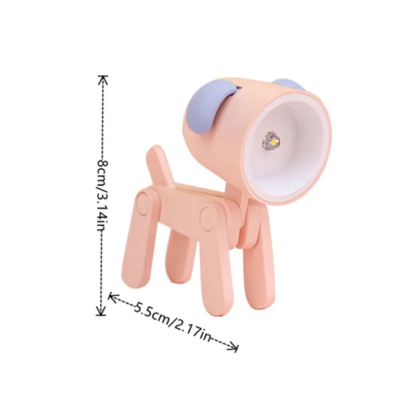 LED Night Light Mini Folding Desk Lamp Cute Pet Lights Dog Puppy Portable Night Light Student Living Room Decor Gift - Image 6