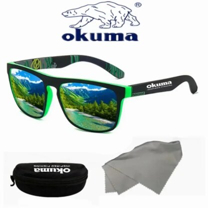 Okuma polarized sunglasses UV400 for men and women outdoor hunting, fishing, driving bicycles, sunglasses optional box - Image 4