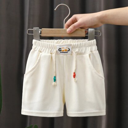 1pcs Summer Kids Shorts Boys Girls Solid Color Short Baby Solid Color Casual Pant Children Short Pant  Sport Clothing Outwear - Image 2