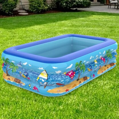 110-180CM Inflatable Swimming Pool Indoor Outdoor PVC Swimming Pool Cartoon Thickening Swimming Pool for Toddler Kids Pool - Image 6