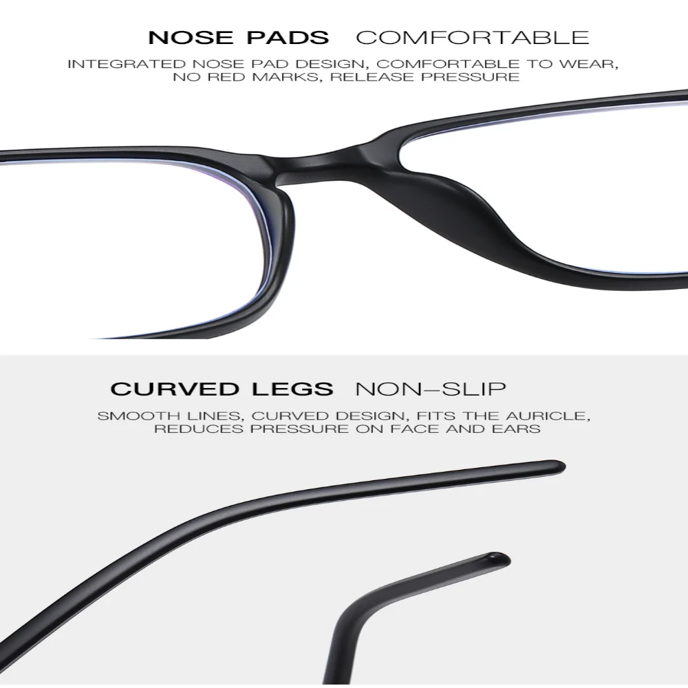 Trending Blue Light Blocking Men's Glasses Gaming TR90 Matte Black Anti Ray Eyeglasses Women Transparent Fashion Eyewear Trending Blue Light Blocking Men's Glasses Gaming TR90 Matte Black Anti Ray Eyeglasses Women Transparent Fashion Eyewear