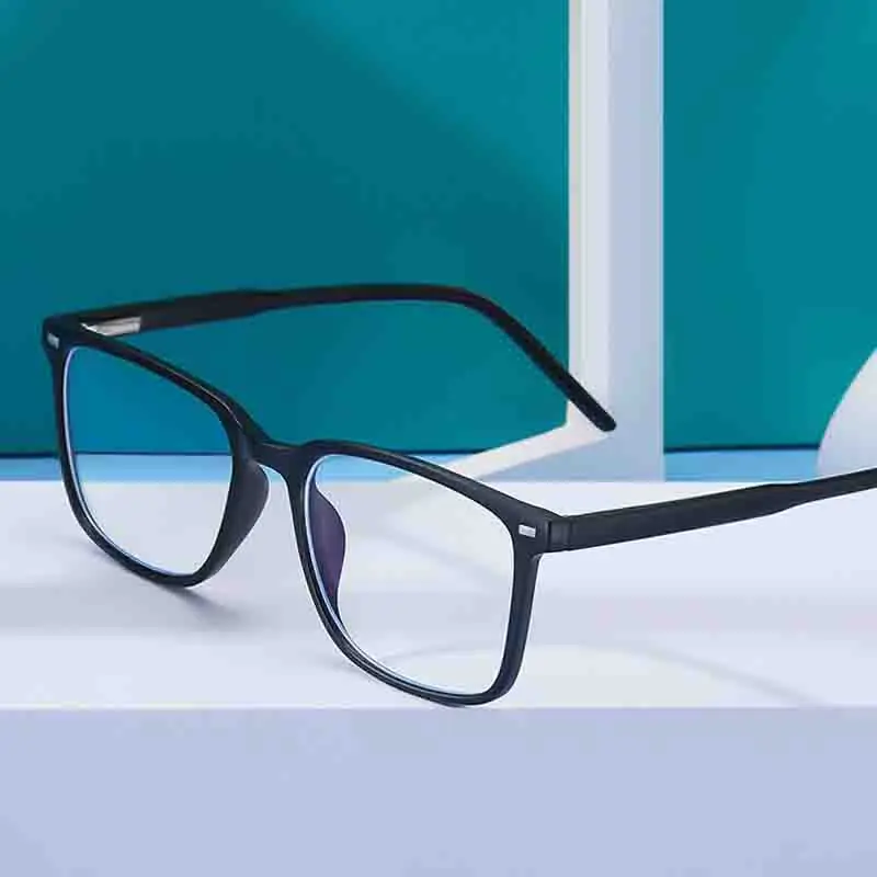 Trending Blue Light Blocking Men's Glasses Gaming TR90 Matte Black Anti Ray Eyeglasses Women Transparent Fashion Eyewear Trending Blue Light Blocking Men's Glasses Gaming TR90 Matte Black Anti Ray Eyeglasses Women Transparent Fashion Eyewear