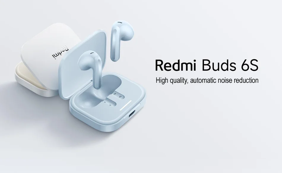 Xiaomi Redmi Buds 6s Earphone TWS Bluetooth Headphone 33 Hours Battery Life ctive Noise Cancellation Headset Earbuds