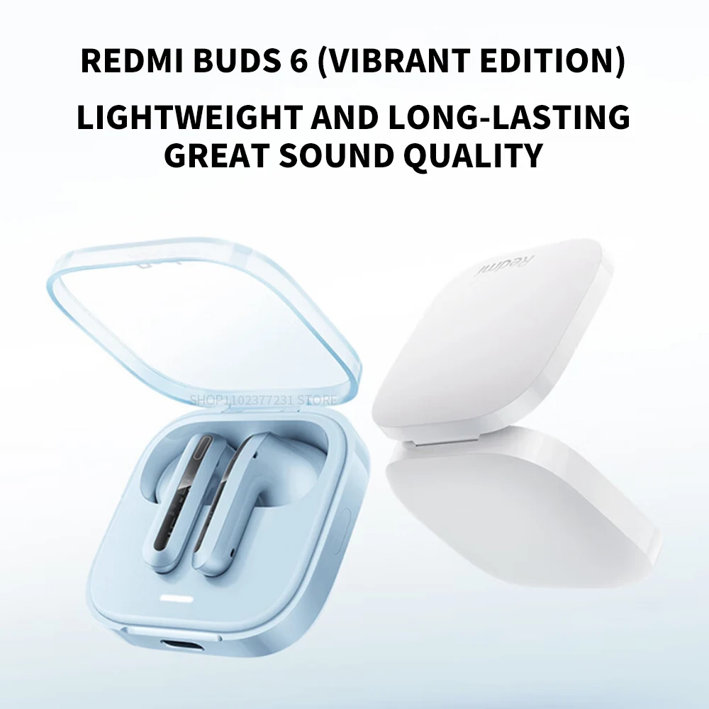 New Xiaomi Redmi Buds 6 Vitality Edition Bluetooth 5.4 Noise Reduction Earphone 30H Battery Life 5 Tuning Modes Wireless Headset New Xiaomi Redmi Buds 6 Vitality Edition Bluetooth 5.4 Noise Reduction Earphone 30H Battery Life 5 Tuning Modes Wireless Headset