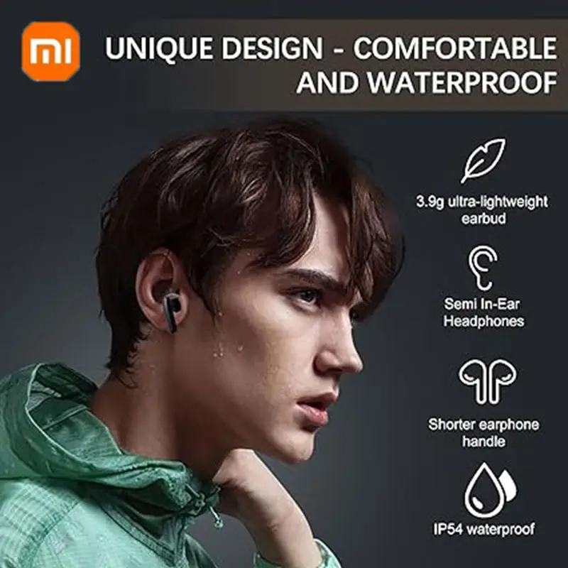 Xiaomi Redmi Buds 4 Lite Wireless Earbuds IP54 Waterproof Headset 20H Playtime Lightweight Comfort Fit Headphones Xiaomi Redmi Buds 4 Lite Wireless Earbuds IP54 Waterproof Headset 20H Playtime Lightweight Comfort Fit Headphones