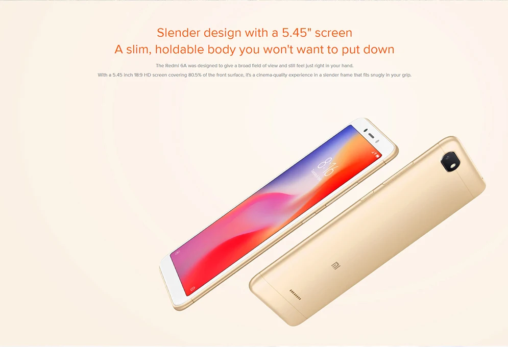 Xiaomi Redmi 6A Smartphone 5.45'' Full Screen AI Face Helio A22 Processor google play used phone Xiaomi Redmi 6A Smartphone 5.45'' Full Screen AI Face Helio A22 Processor google play used phone