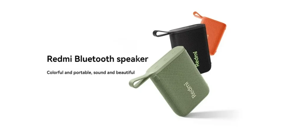 Original Xiaomi Redmi Speaker Portable Outdoor IP67 Stereo Powerful Sound Box Bluetooth RGB Dual Pairing TWS Speaker  ﻿