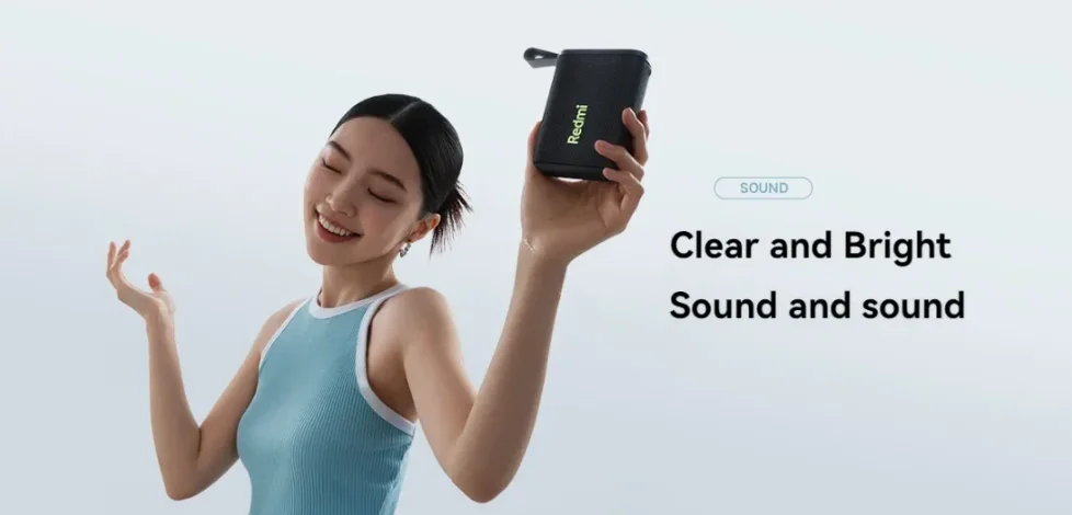 Original Xiaomi Redmi Speaker Portable Outdoor IP67 Stereo Powerful Sound Box Bluetooth RGB Dual Pairing TWS Speaker  ﻿