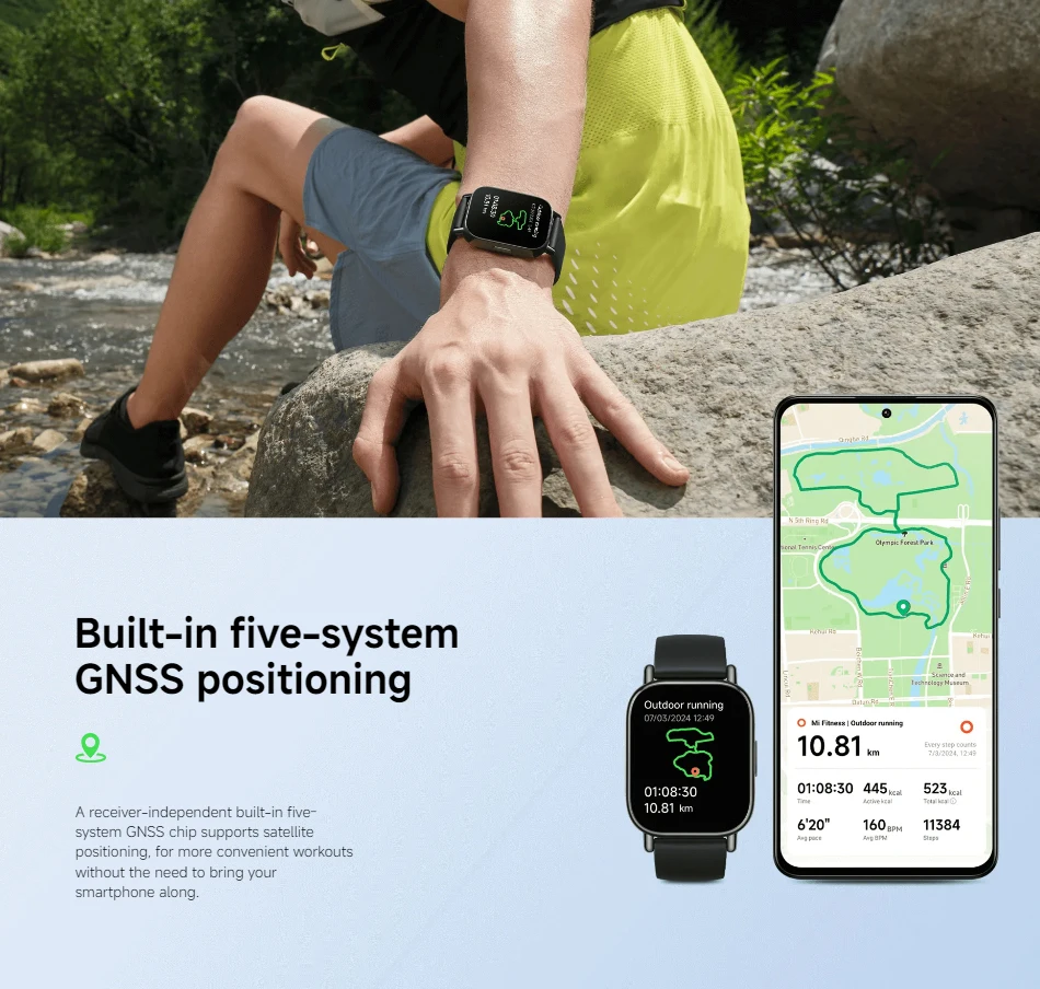 Xiaomi Redmi Watch 5 Lite Global Version 1.96'' AMOLED Screen Mi Smartwatch Bluetooth Calling GNSS 150+ Sport Modes  5ATM