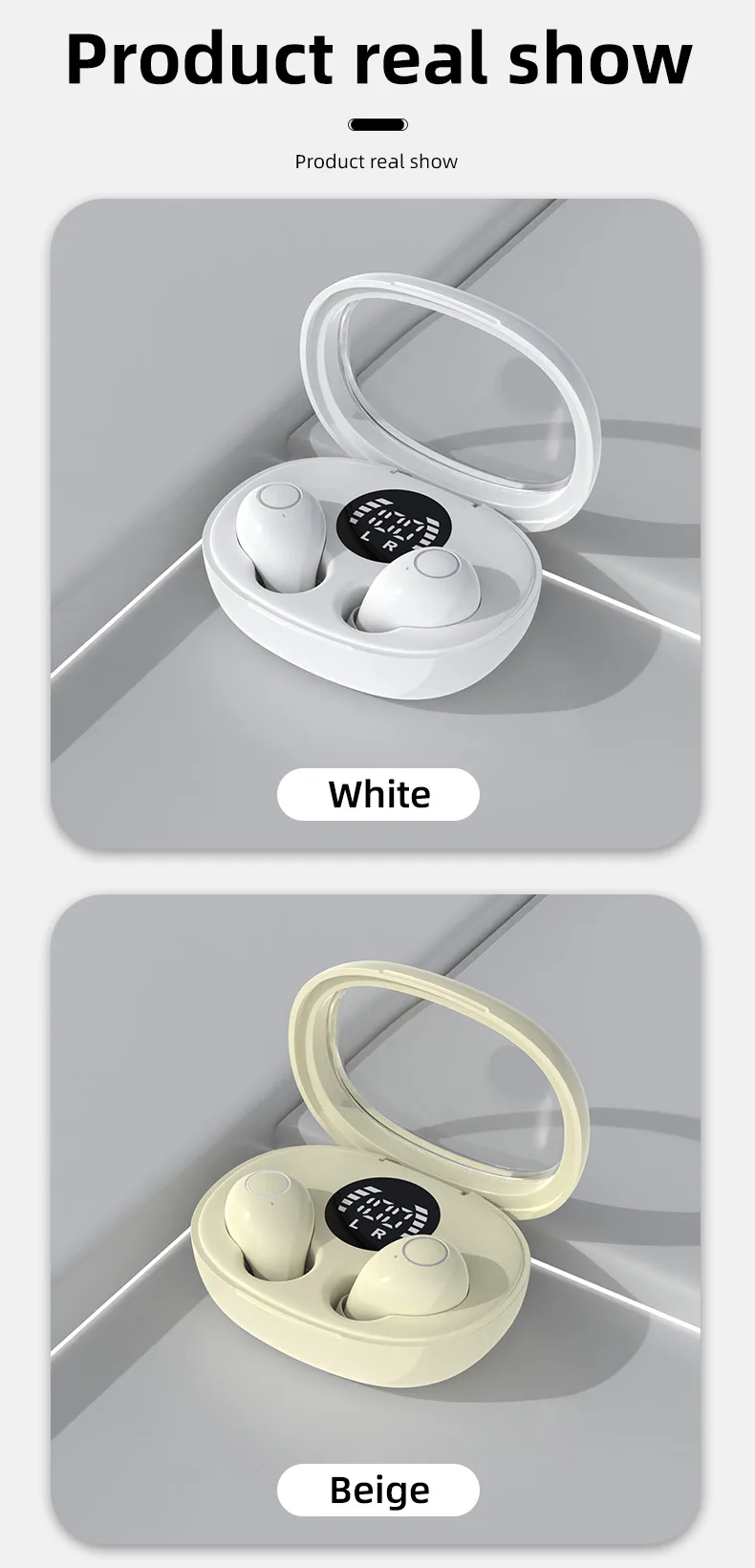 SK32 Mini Sleeping 5.4 Bluetooth Earphone Wireless Headphones Sport Running Invisible Earbuds HIFI Bass For Xiaomi Redmi Headset