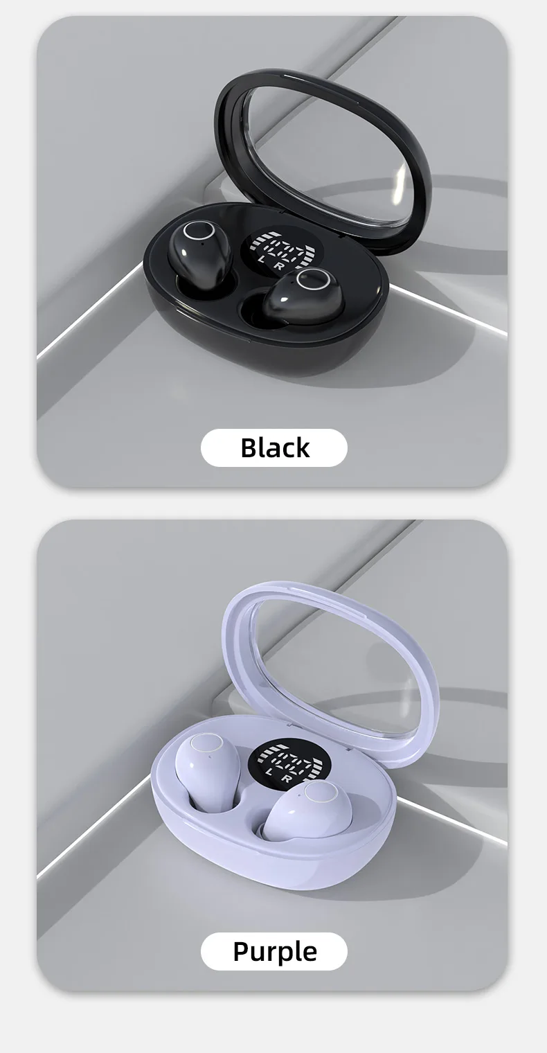 SK32 Mini Sleeping 5.4 Bluetooth Earphone Wireless Headphones Sport Running Invisible Earbuds HIFI Bass For Xiaomi Redmi Headset