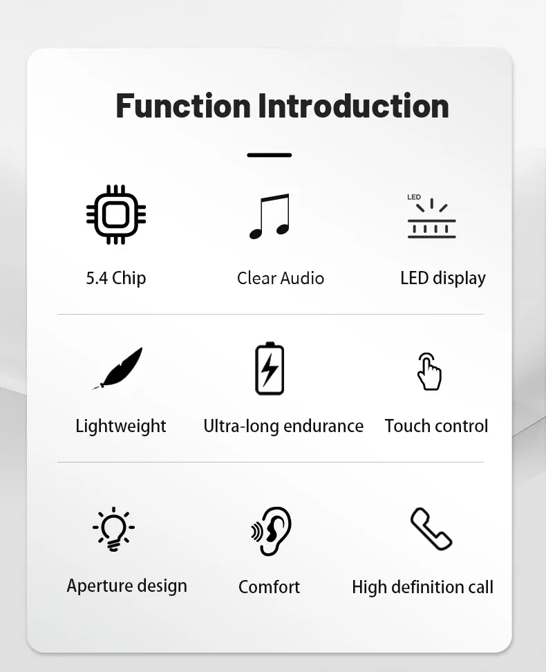 SK32 Mini Sleeping 5.4 Bluetooth Earphone Wireless Headphones Sport Running Invisible Earbuds HIFI Bass For Xiaomi Redmi Headset