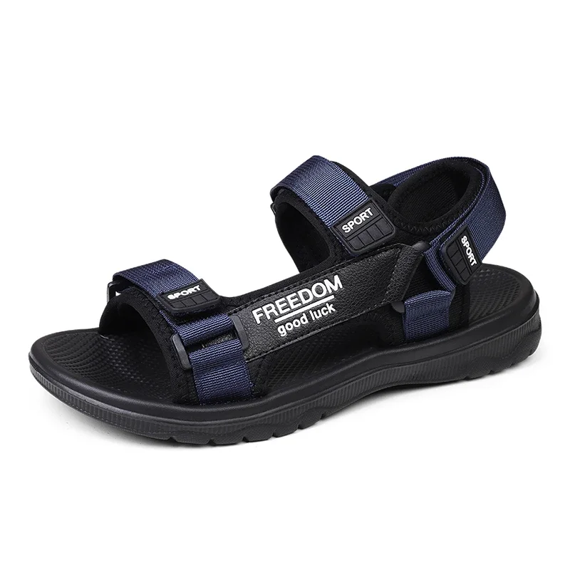Summer Men Sandals New Breathable Casual Shoes Outdoor Concise Lightweight Beach Shoes Soft Sport Slippers Male Plus Size 38-47