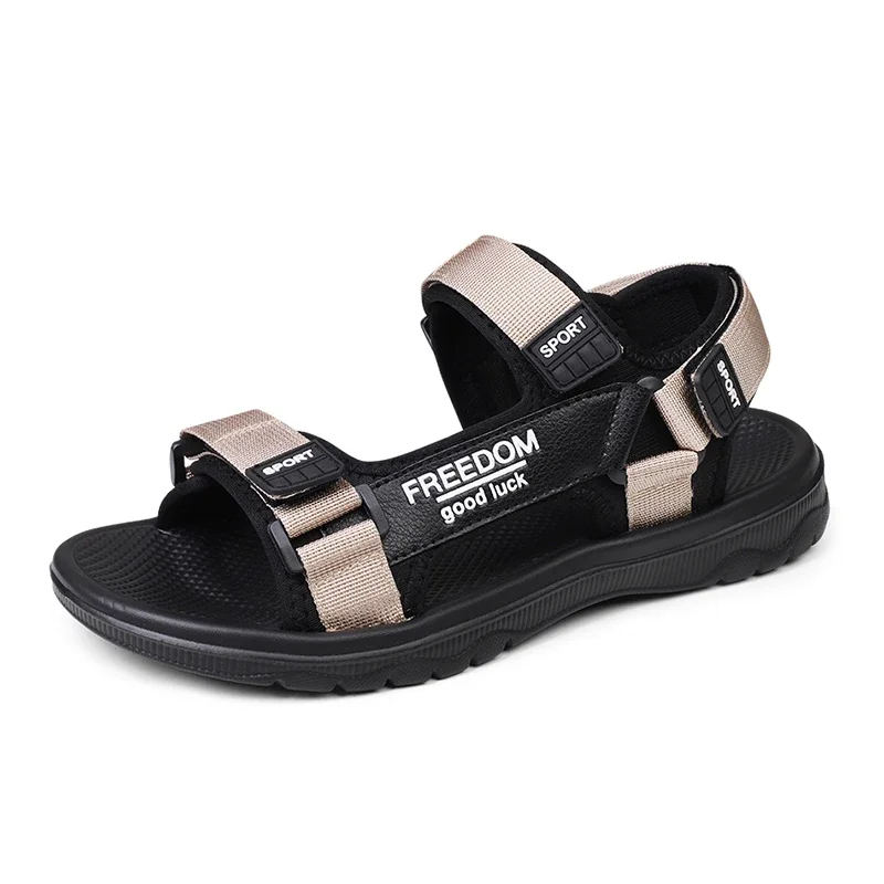 Summer Men Sandals New Breathable Casual Shoes Outdoor Concise Lightweight Beach Shoes Soft Sport Slippers Male Plus Size 38-47