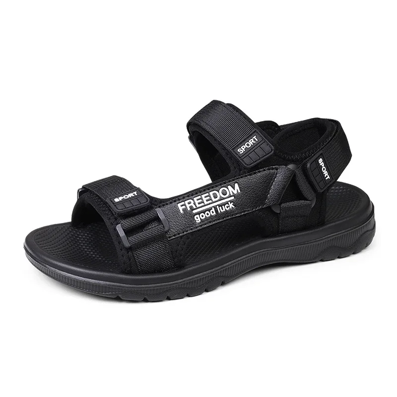 Summer Men Sandals New Breathable Casual Shoes Outdoor Concise Lightweight Beach Shoes Soft Sport Slippers Male Plus Size 38-47