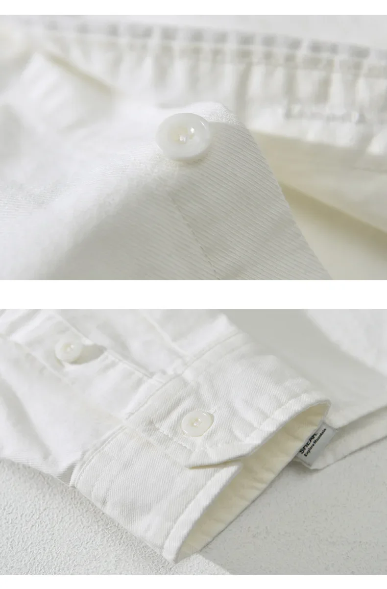 4XL Japan Style 100% Cotton Men Shirt 2024 Spring New Long Sleeve Blouses for Youth Preppy Retro Solid Pure Workwear Cargo Coats 4XL Japan Style 100% Cotton Men Shirt 2024 Spring New Long Sleeve Blouses for Youth Preppy Retro Solid Pure Workwear Cargo Coats
