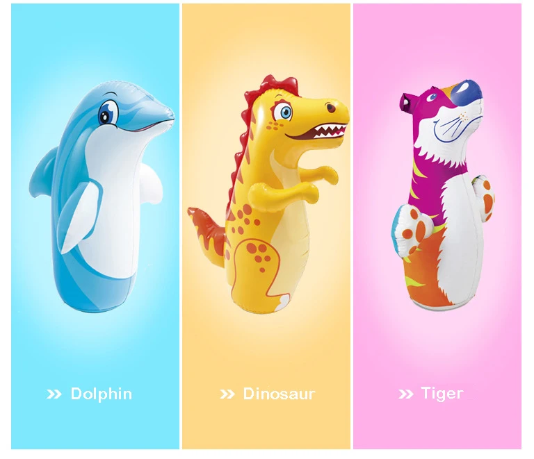 Inflatable Standing Boxing Bag Tumbler Toys Safety Air Stuffed Bop Animal Bag Tumbler Toy Children Beach Activity Game Supply Inflatable Standing Boxing Bag Tumbler Toys Safety Air Stuffed Bop Animal Bag Tumbler Toy Children Beach Activity Game Supply