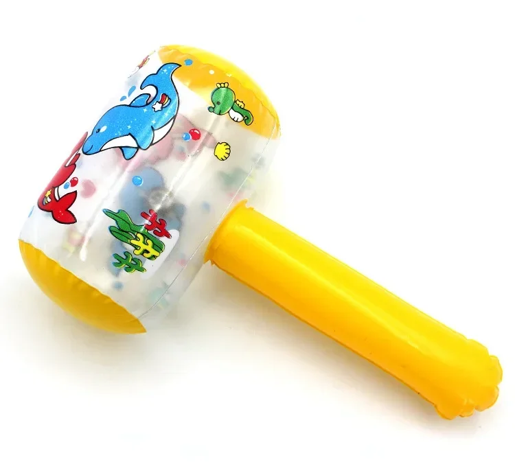 3pcs Inflatable Hammer with Bell Air Hammer Baby Kids Toys Party Favors Inflatable Toy Pool Beach Party Toy