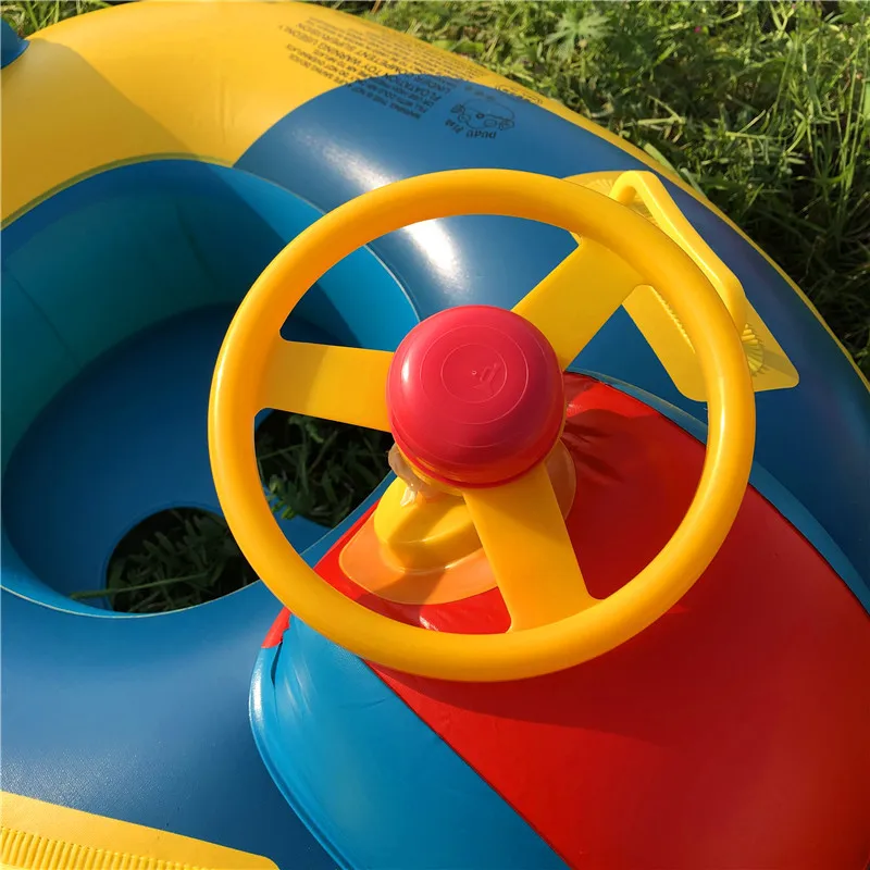Big Inflatable Baby Swimming Rings Seat Floating Sun Shade Toddler Swim Circle Fun Pool Bathtub Beach Party Summer Water Toys