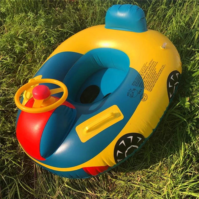 Big Inflatable Baby Swimming Rings Seat Floating Sun Shade Toddler Swim Circle Fun Pool Bathtub Beach Party Summer Water Toys