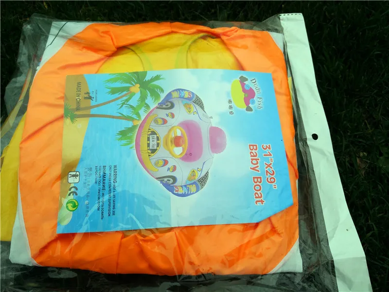 Big Inflatable Baby Swimming Rings Seat Floating Sun Shade Toddler Swim Circle Fun Pool Bathtub Beach Party Summer Water Toys