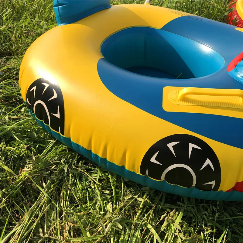 Big Inflatable Baby Swimming Rings Seat Floating Sun Shade Toddler Swim Circle Fun Pool Bathtub Beach Party Summer Water Toys