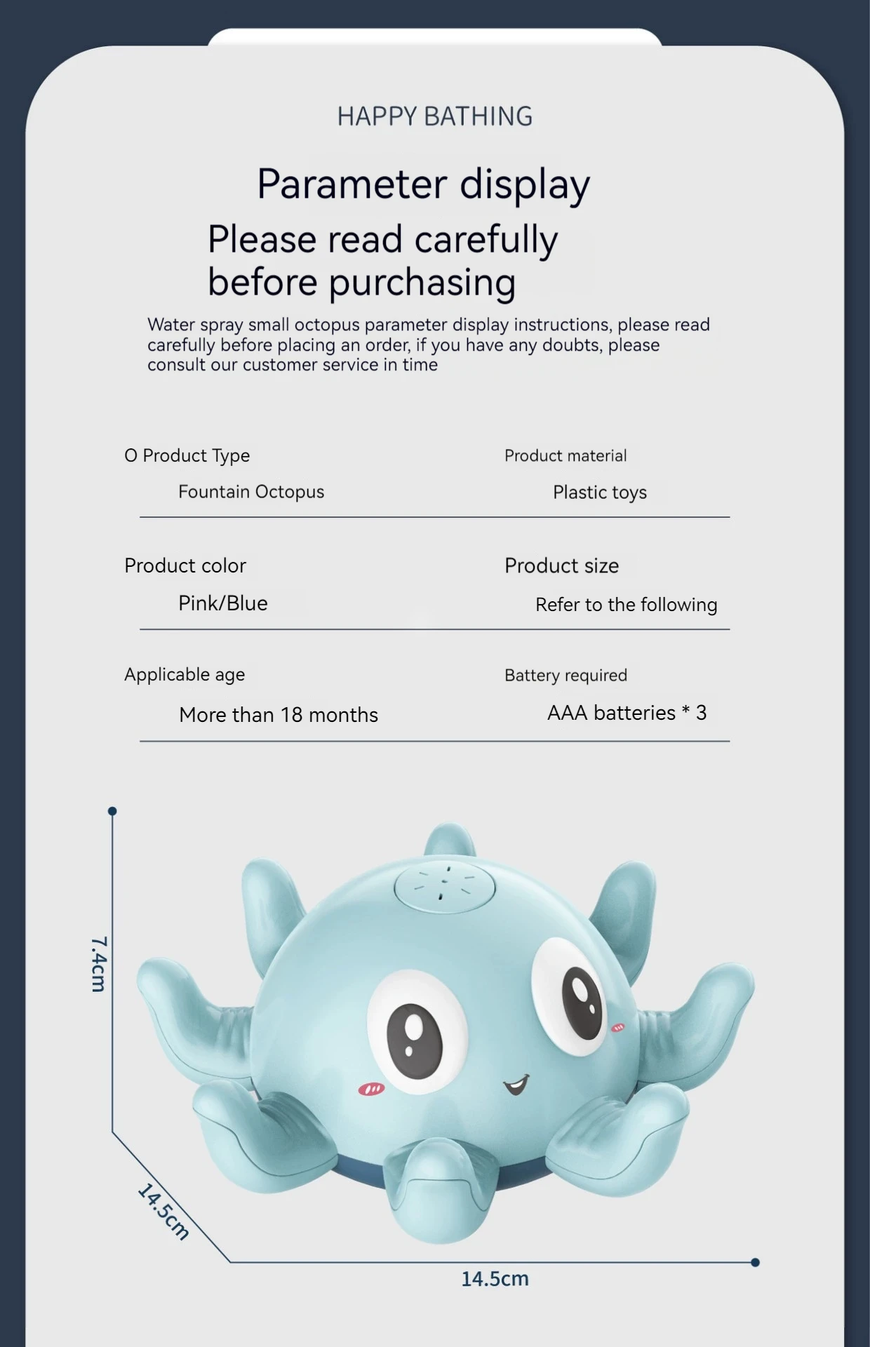 Electric Octopus Bath Toy with LED Lights & Music - Auto Water Sprinkler, BPA-Free Baby Bath Time Toy for Toddlers (Pool Gift)