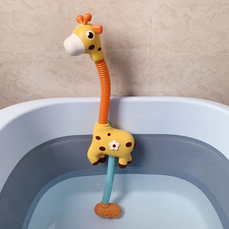 Giraffe Electric Spray Water Squirt Sprinkler Baby Bath Toys Bathtub Shower Pool Bathroom Toy for Infants Babies Toddlers Gifts Giraffe Electric Spray Water Squirt Sprinkler Baby Bath Toys Bathtub Shower Pool Bathroom Toy for Infants Babies Toddlers Gifts