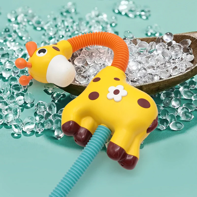 Giraffe Electric Spray Water Squirt Sprinkler Baby Bath Toys Bathtub Shower Pool Bathroom Toy for Infants Babies Toddlers Gifts Giraffe Electric Spray Water Squirt Sprinkler Baby Bath Toys Bathtub Shower Pool Bathroom Toy for Infants Babies Toddlers Gifts