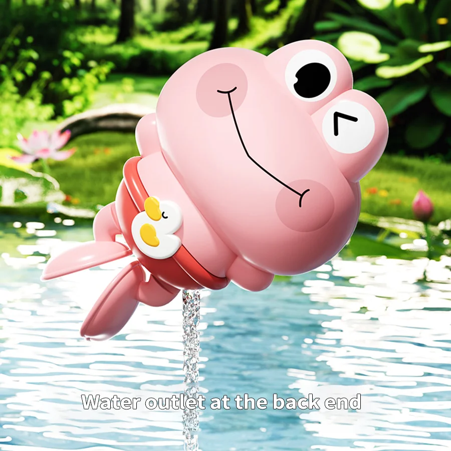 Children's bath toys - Clockwork frogs that float and swim