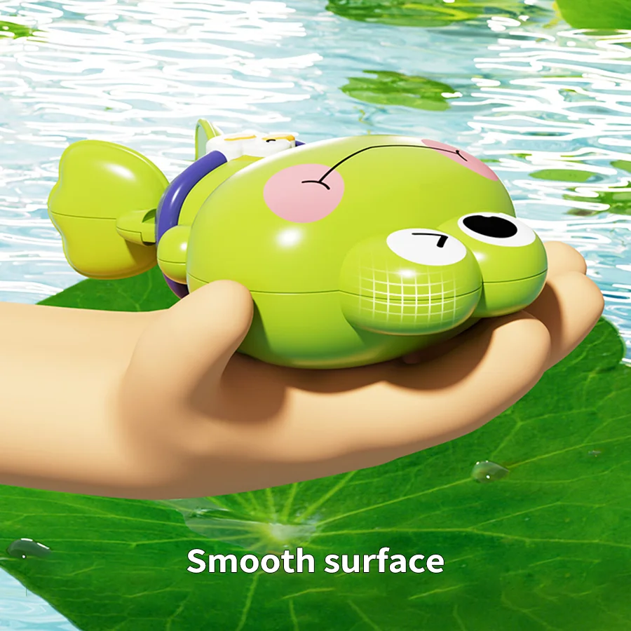 Children's bath toys - Clockwork frogs that float and swim