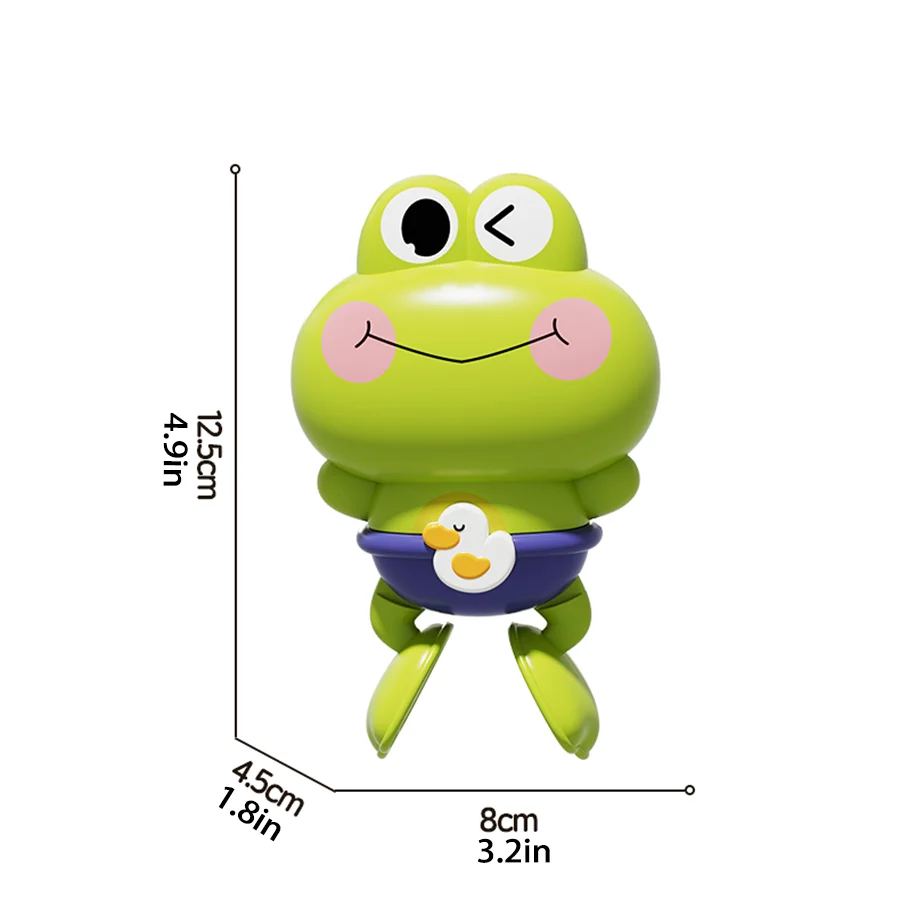 Children's bath toys - Clockwork frogs that float and swim