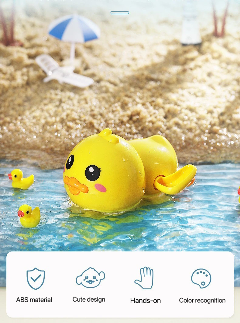 1 Pcs Children Bathing and Playing with Ducks Baby Bathroom Parent Child Interaction Bathing and Swimming Toys