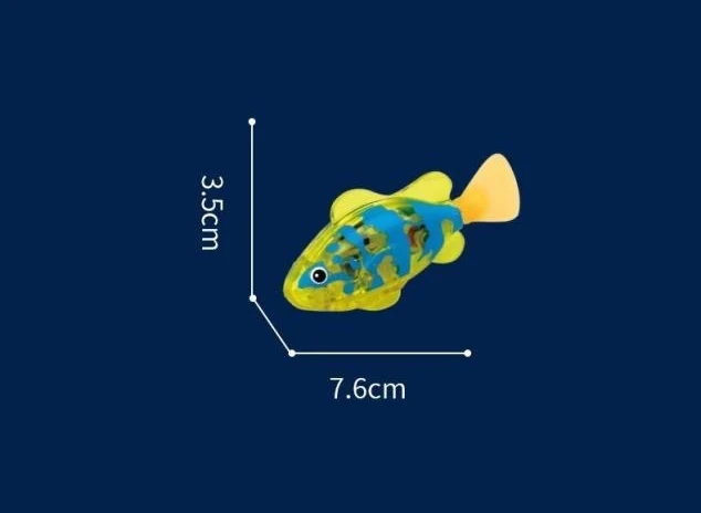 Electronic Pet Sensing Light Shower Interactive Swimming Water Fish Children's Toy Holiday Gift