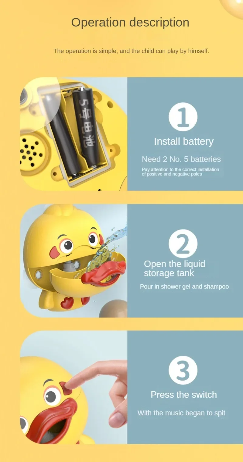 Baby Bath Toys Bubble Machine Duck Crabs Frog Music Kids Bath Toy Bathtub Automatic Bubble Maker Baby Bathroom Toy for Children Baby Bath Toys Bubble Machine Duck Crabs Frog Music Kids Bath Toy Bathtub Automatic Bubble Maker Baby Bathroom Toy for Children