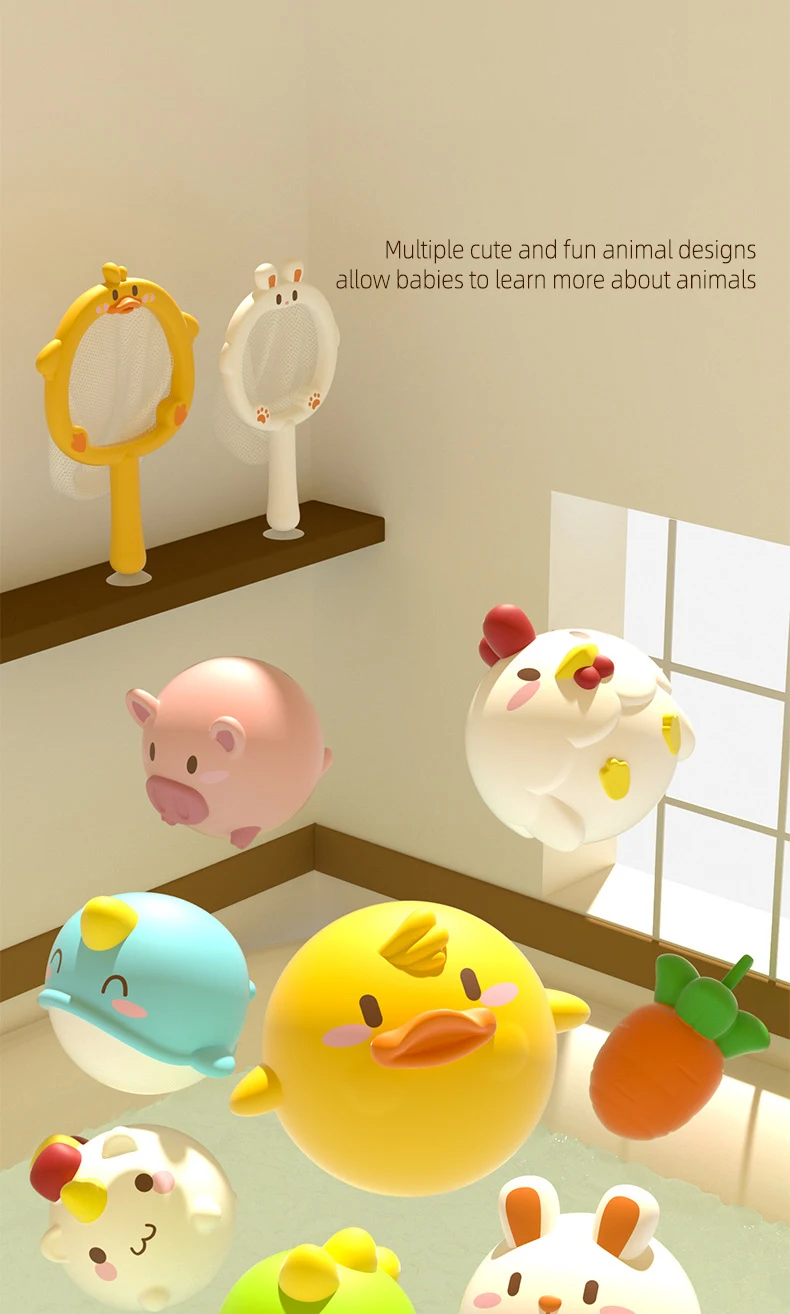 Baby Cute Animals Bath Toy LED Light Up Toys Swimming Water Soft Rubber Float Induction Luminous Duck for Kids Play Funny Gifts Baby Cute Animals Bath Toy LED Light Up Toys Swimming Water Soft Rubber Float Induction Luminous Duck for Kids Play Funny Gifts