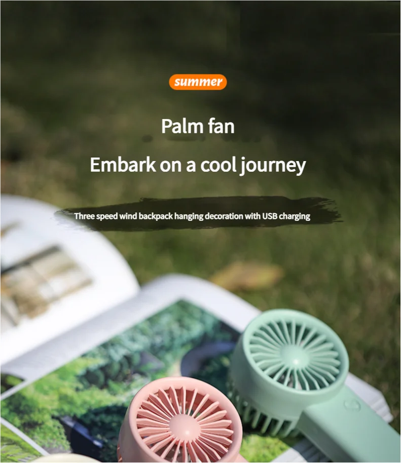 MEET SUN Portable Handheld Fan Small Cooling Fan USB Eyelash Eyelash Mute Cooler Handheld Fan Mini USB Rechargeable Desk