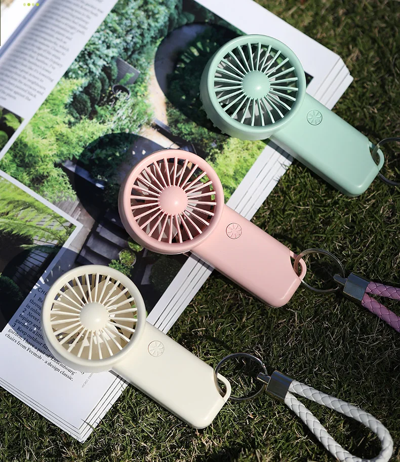 MEET SUN Portable Handheld Fan Small Cooling Fan USB Eyelash Eyelash Mute Cooler Handheld Fan Mini USB Rechargeable Desk