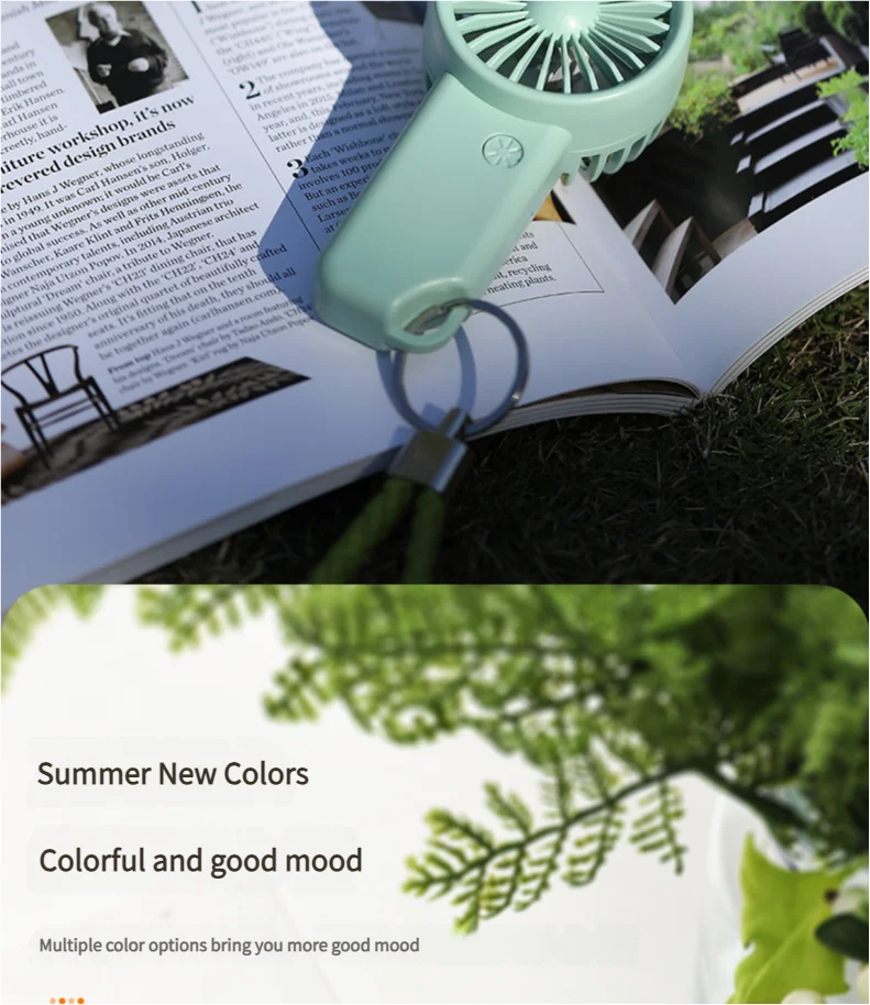 MEET SUN Portable Handheld Fan Small Cooling Fan USB Eyelash Eyelash Mute Cooler Handheld Fan Mini USB Rechargeable Desk