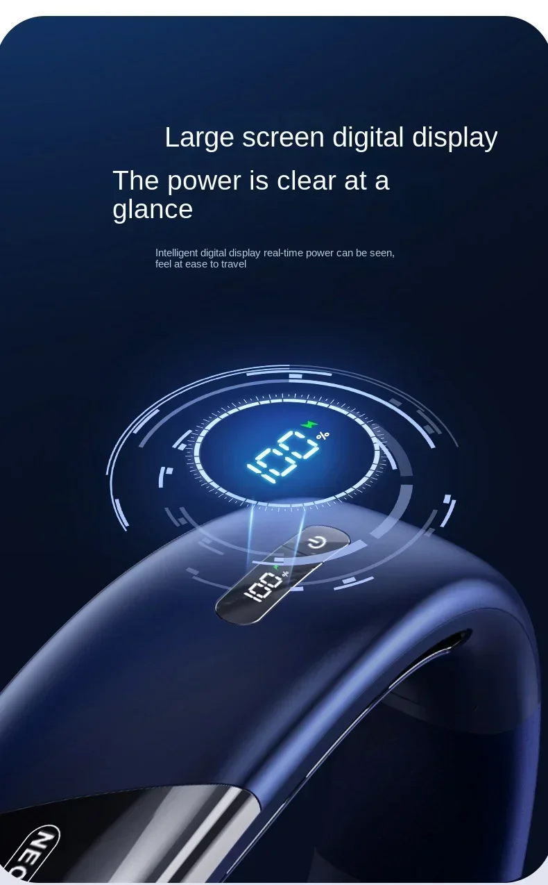 10000mAh Portable Neck Fan Mini Bladeless Silent Neckband Fan USB Rechargeable 3 Speeds Mute Wireless Electric Neck Cooler Fans 10000mAh Portable Neck Fan Mini Bladeless Silent Neckband Fan USB Rechargeable 3 Speeds Mute Wireless Electric Neck Cooler Fans