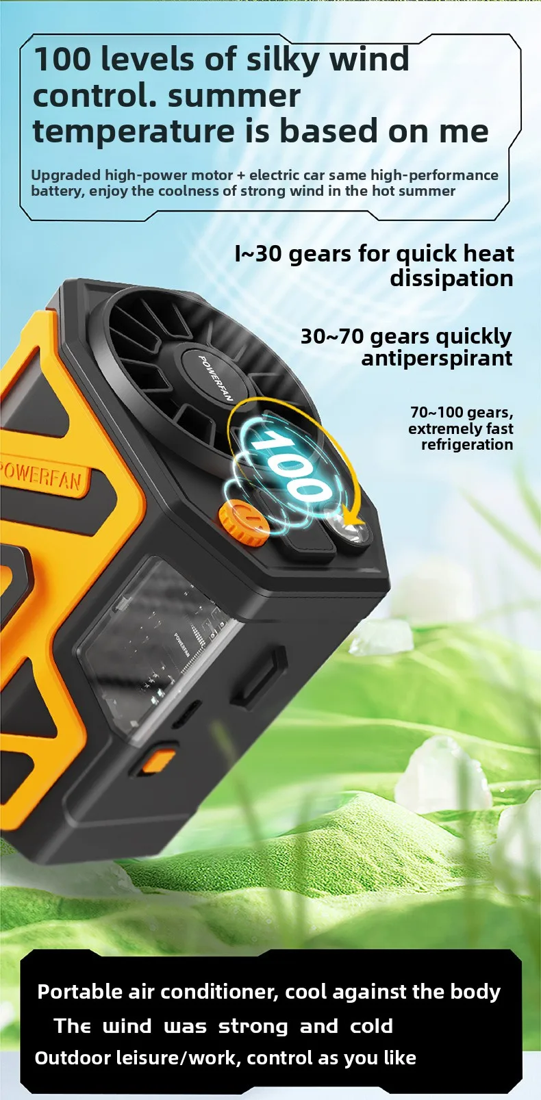 Portable Waist Fan 10000mAh Rechargeable Waist Clip Fan USB Rechargeable Sports Cooler Fan for Outdoor Sports Travel Portable Waist Fan 10000mAh Rechargeable Waist Clip Fan USB Rechargeable Sports Cooler Fan for Outdoor Sports Travel