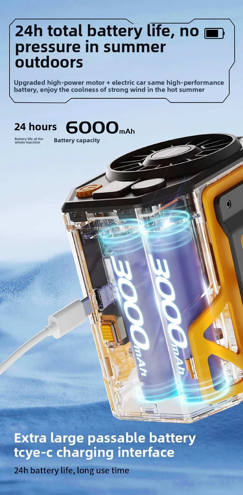 Portable Waist Fan 10000mAh Rechargeable Waist Clip Fan USB Rechargeable Sports Cooler Fan for Outdoor Sports Travel Portable Waist Fan 10000mAh Rechargeable Waist Clip Fan USB Rechargeable Sports Cooler Fan for Outdoor Sports Travel
