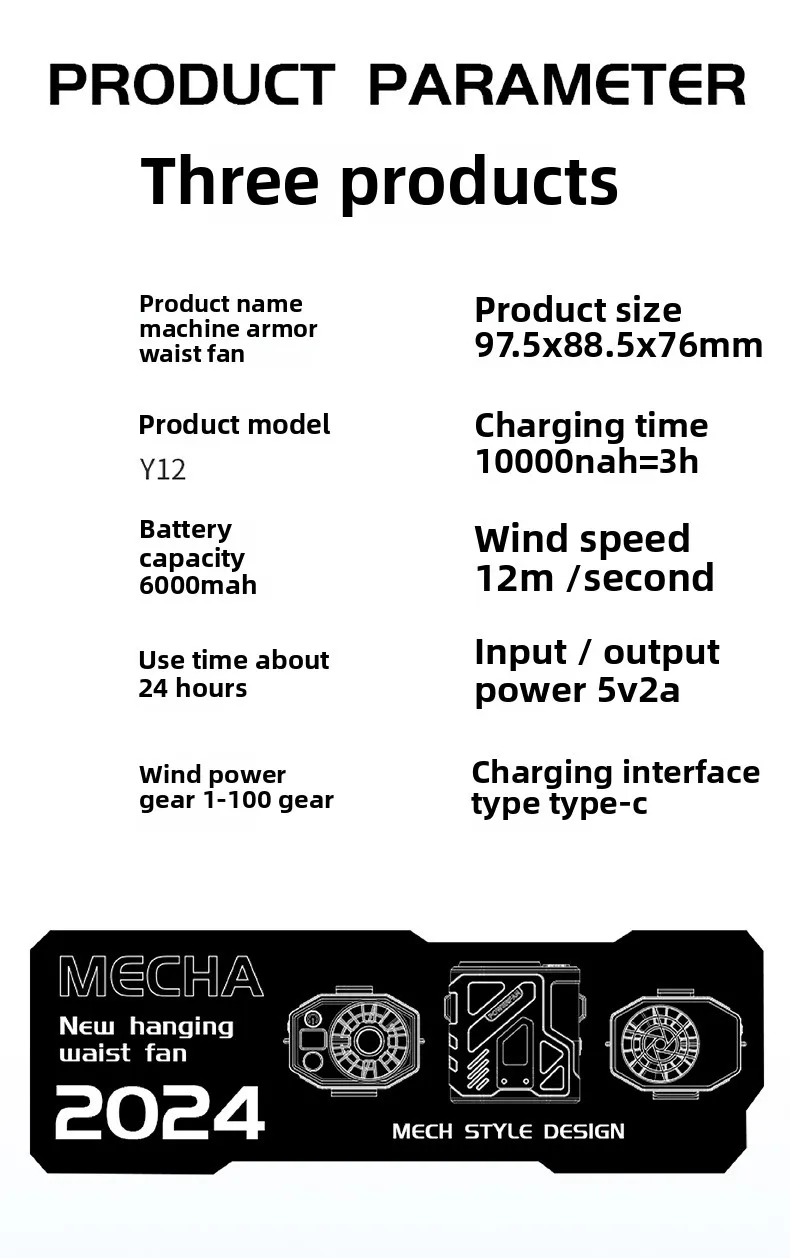 Portable Waist Fan 10000mAh Rechargeable Waist Clip Fan USB Rechargeable Sports Cooler Fan for Outdoor Sports Travel Portable Waist Fan 10000mAh Rechargeable Waist Clip Fan USB Rechargeable Sports Cooler Fan for Outdoor Sports Travel