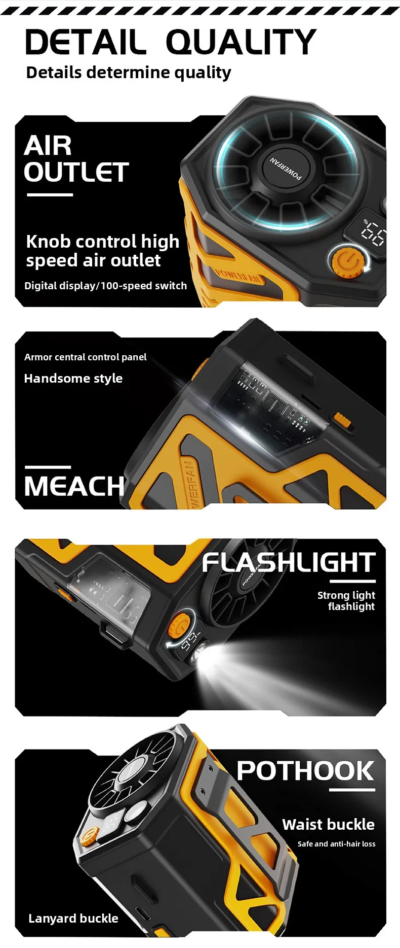 Portable Waist Fan 10000mAh Rechargeable Waist Clip Fan USB Rechargeable Sports Cooler Fan for Outdoor Sports Travel Portable Waist Fan 10000mAh Rechargeable Waist Clip Fan USB Rechargeable Sports Cooler Fan for Outdoor Sports Travel