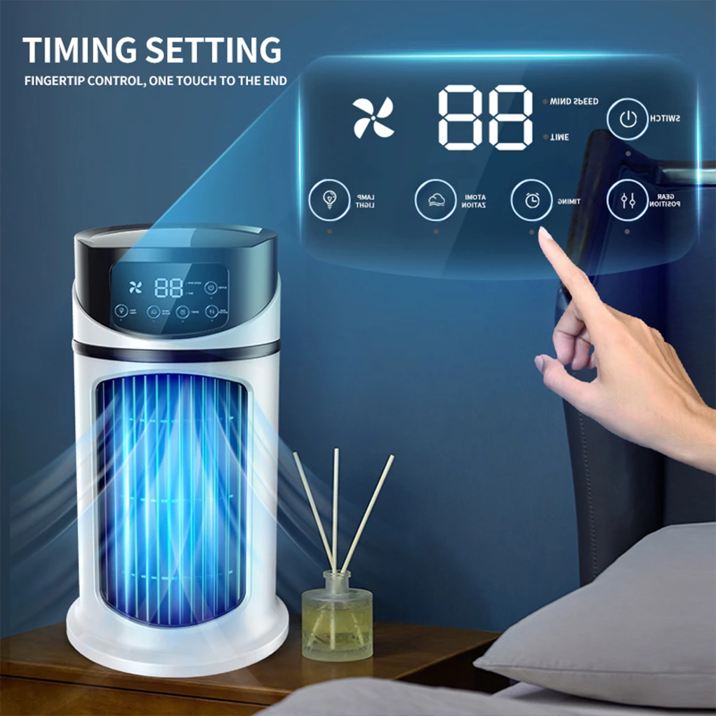 Portable Air Conditioner USB Mini Air Conditioner Air Cooler Fan Water Cooling Fan Air Conditioning air cooler For Home Office