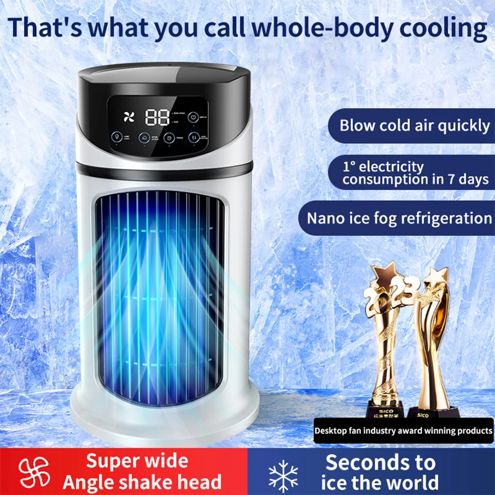 Portable Air Conditioner USB Mini Air Conditioner Air Cooler Fan Water Cooling Fan Air Conditioning air cooler For Home Office